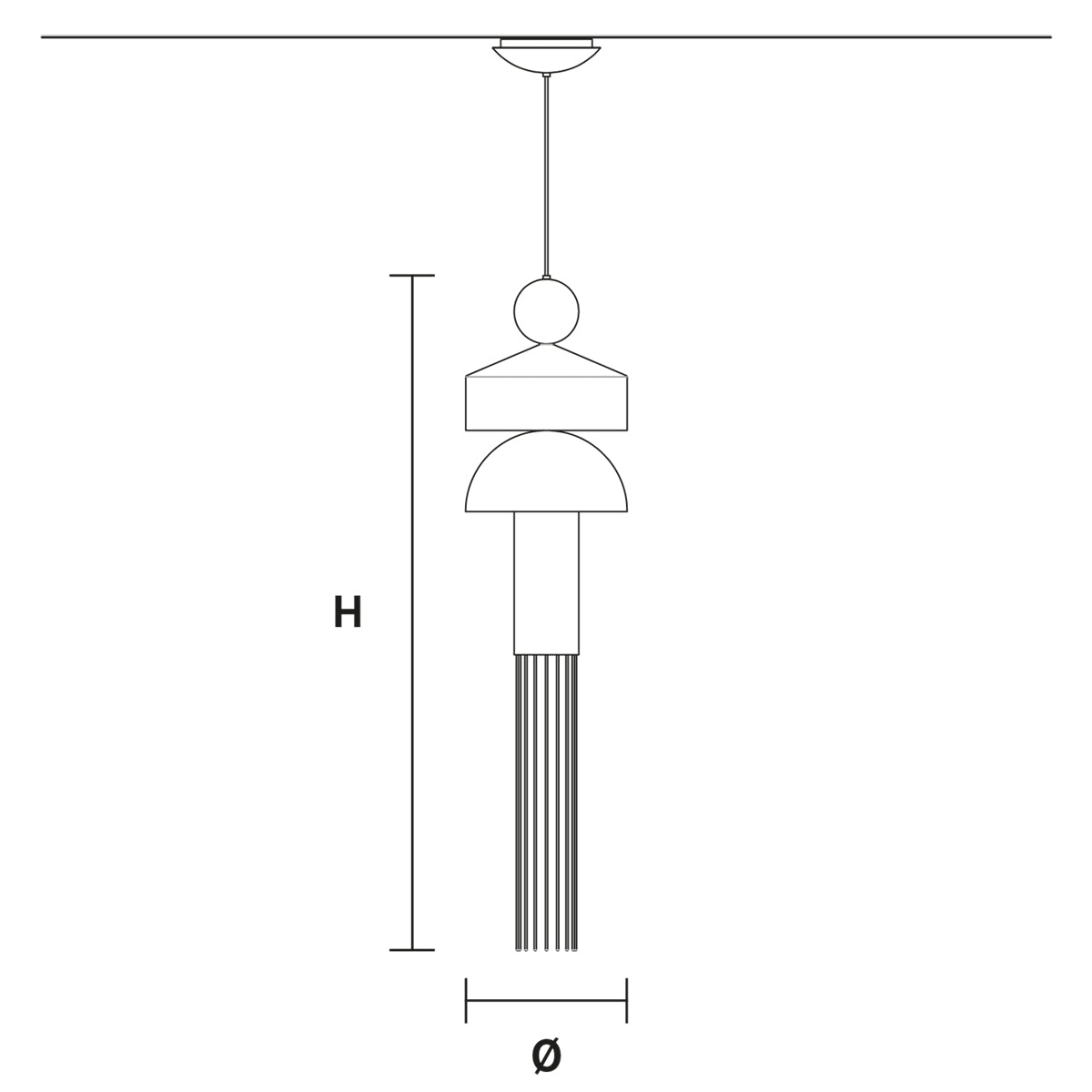 Nappe XL1 Pendant Lamp Specifications