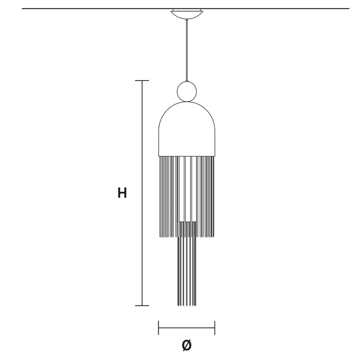Nappe XL2 Pendant Lamp Specifications