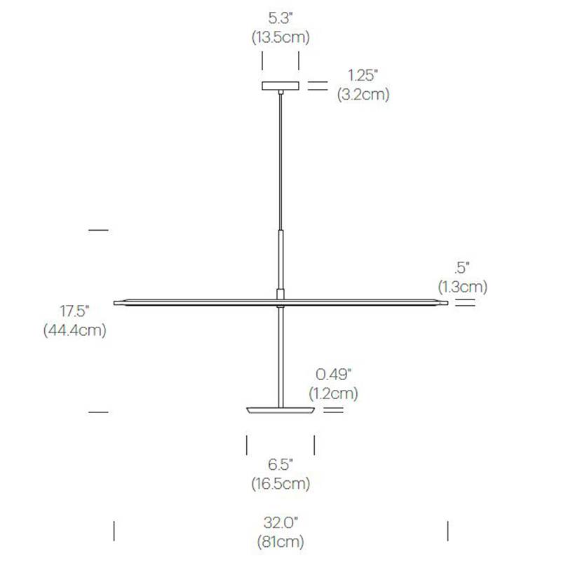 Sky Sound Large Pendant Specifications