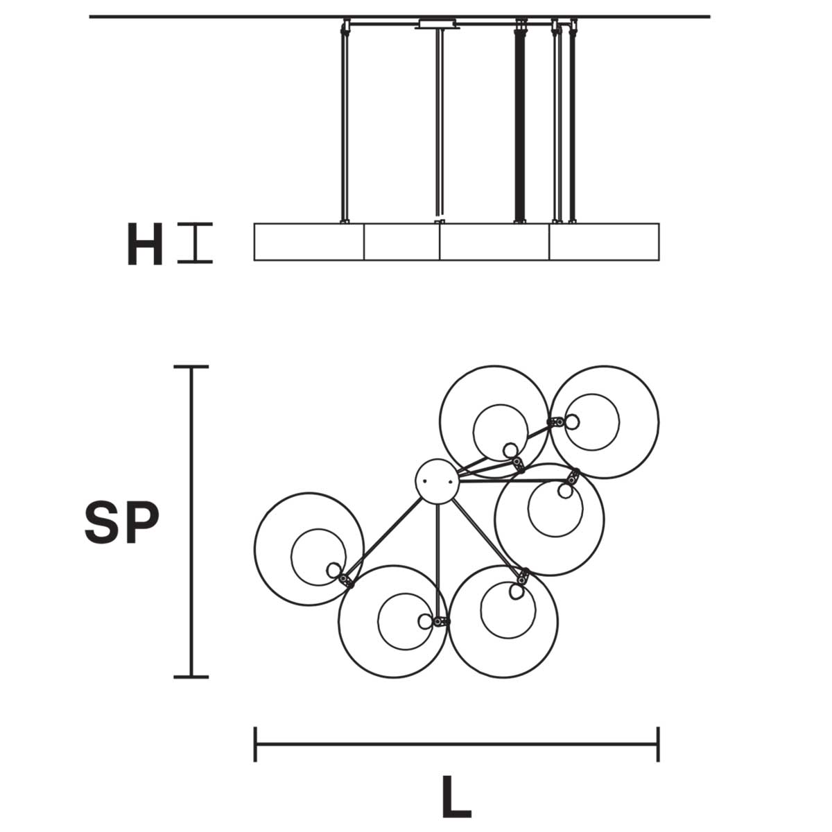 Sound OR6 Suspension Lamp Specifications