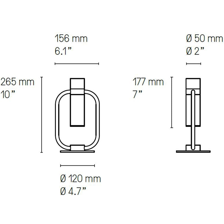 Storm Diffuser Table Lamp Specifications
