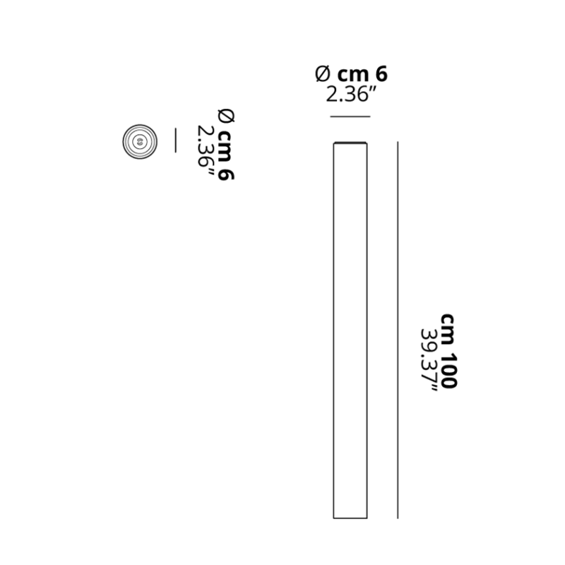 A-Tube Flushmount Large