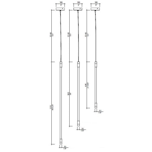 Thin LED Vertical Suspension