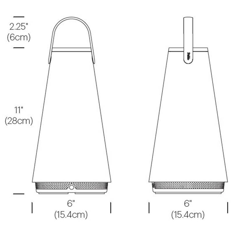 Uma Sound Lantern Table Specifications