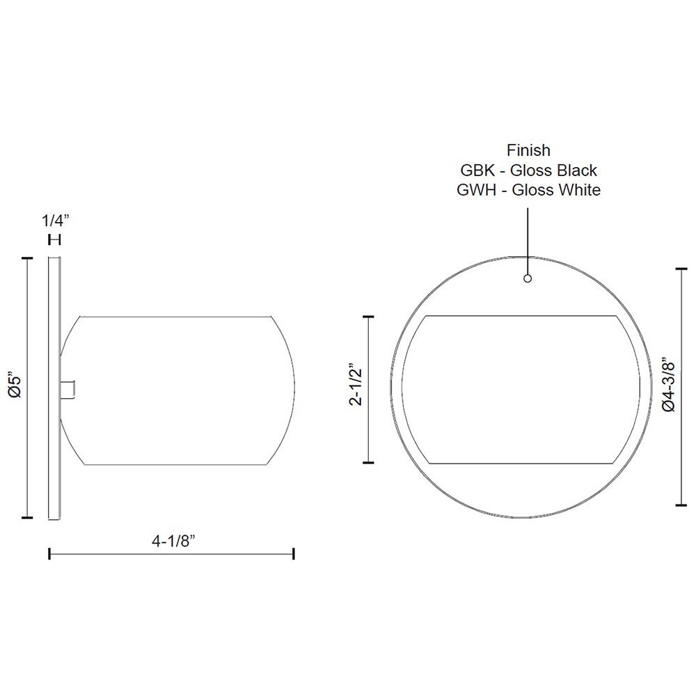 Flux Wall Sconce Specifications