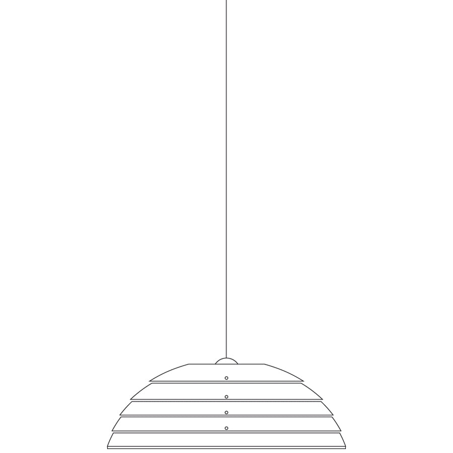 Cupolone Pendant by Martinelli Luce