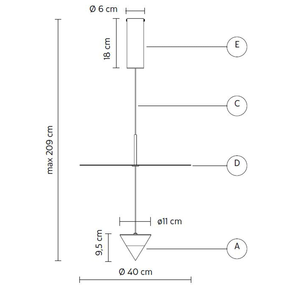 Stralunata Large Suspension Specifications