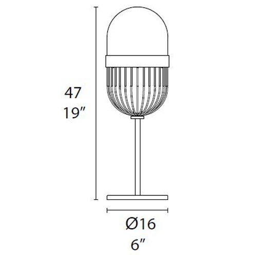Pill Table Lamp