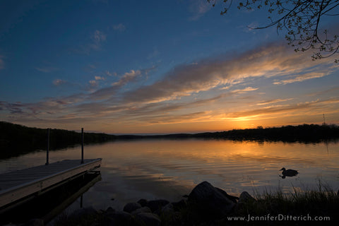 West Silent Lake Photograph by Jennifer Ditterich Designs