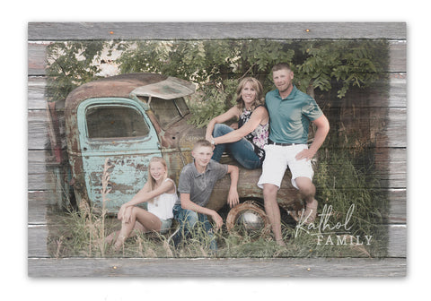 Family Photo Canvas Print