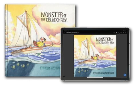 Monster of the Celadon Sea hardcover and ebook