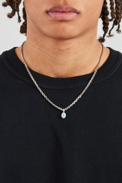 Iced Cross Cuban Necklace - 25mm