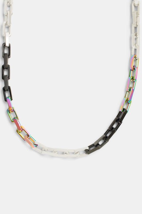 Louis Vuitton Chain Necklace Monogram Rainbow for Men