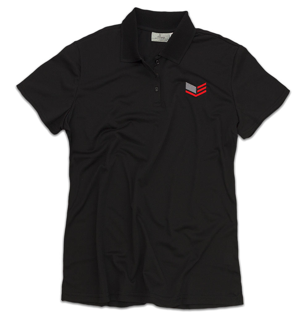 Brad Thor Store Women's Black Polo Shirt With Logo