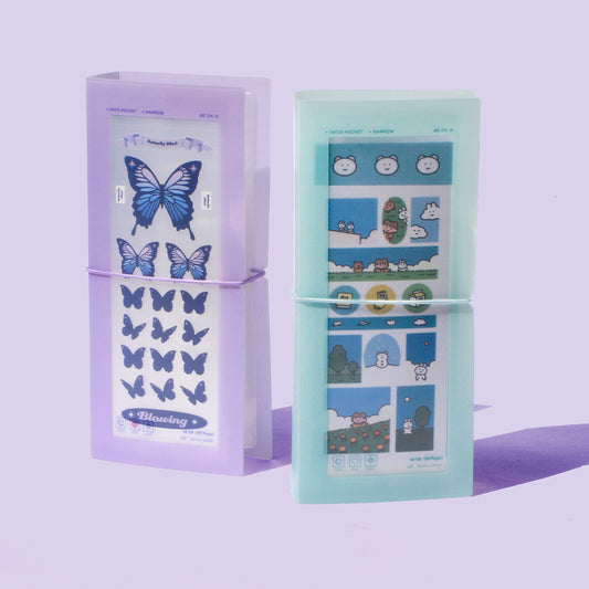 BEOND A5 Deco pocket binder, Sticker Binder 2 colors, Sticker collecti –  nemo it store