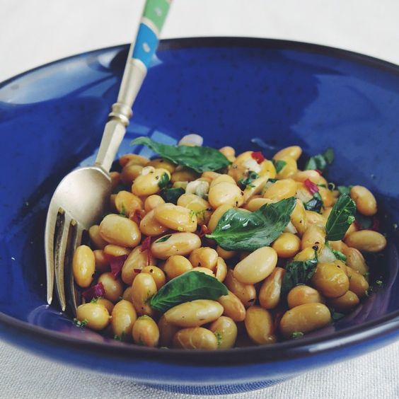 Soya bean salad