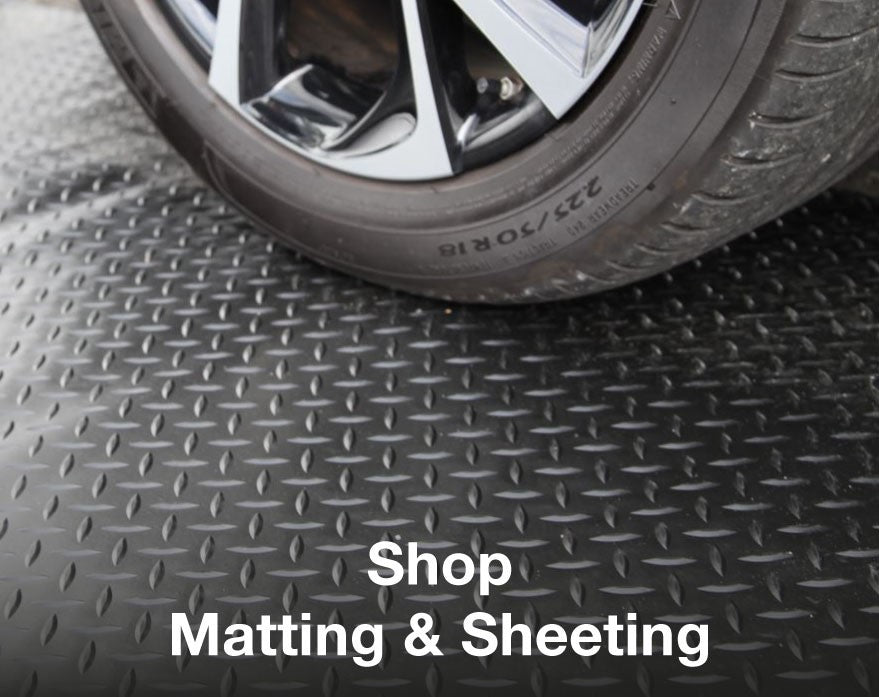 Shop matting sheeting