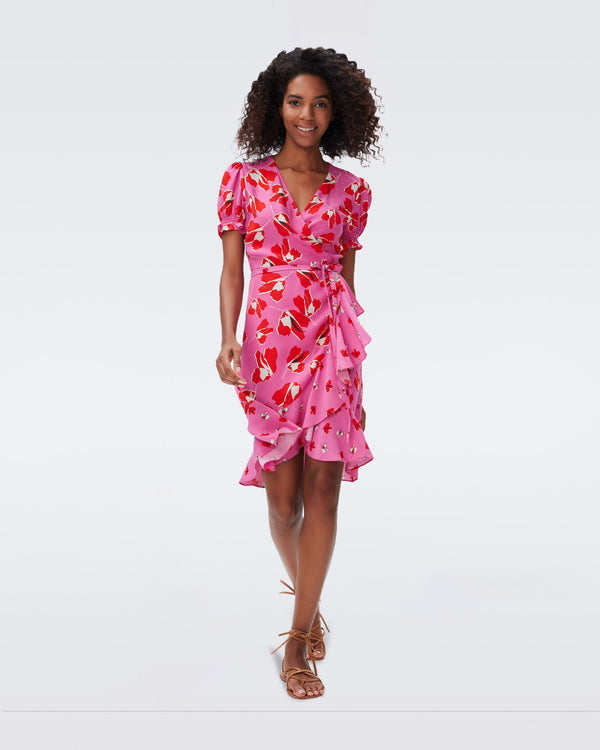 Eloise Faux-Wrap Dress – Diane von Furstenberg HongKong