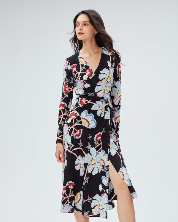 Nita Knit Jacquard Wrap Dress – Diane von Furstenberg HongKong