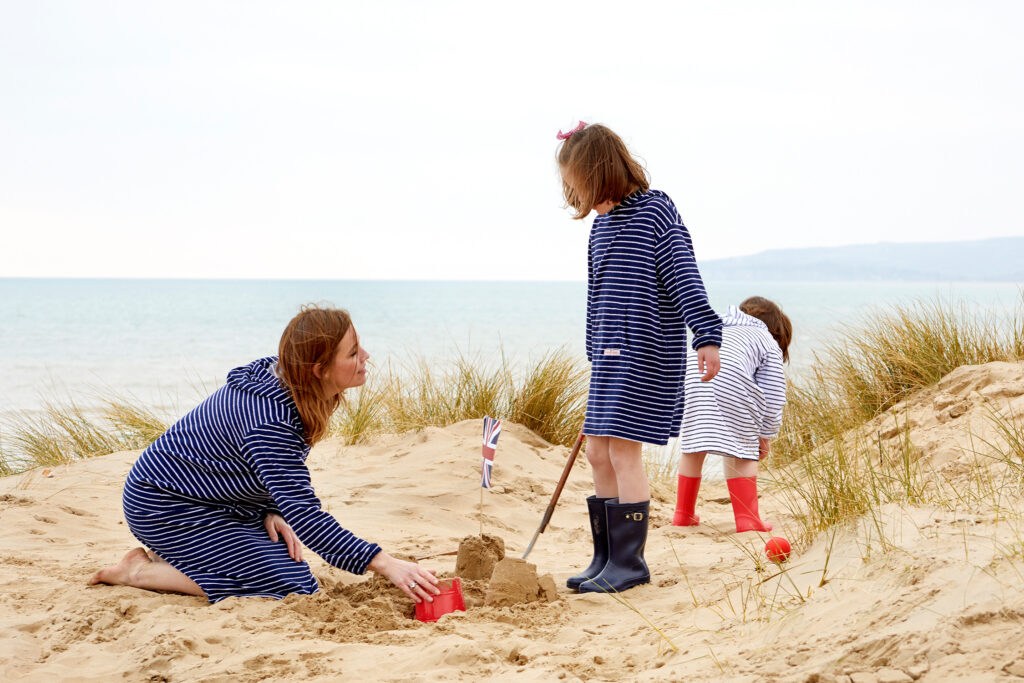 Building sandcastles is the perfect beach activity for all to enjoy