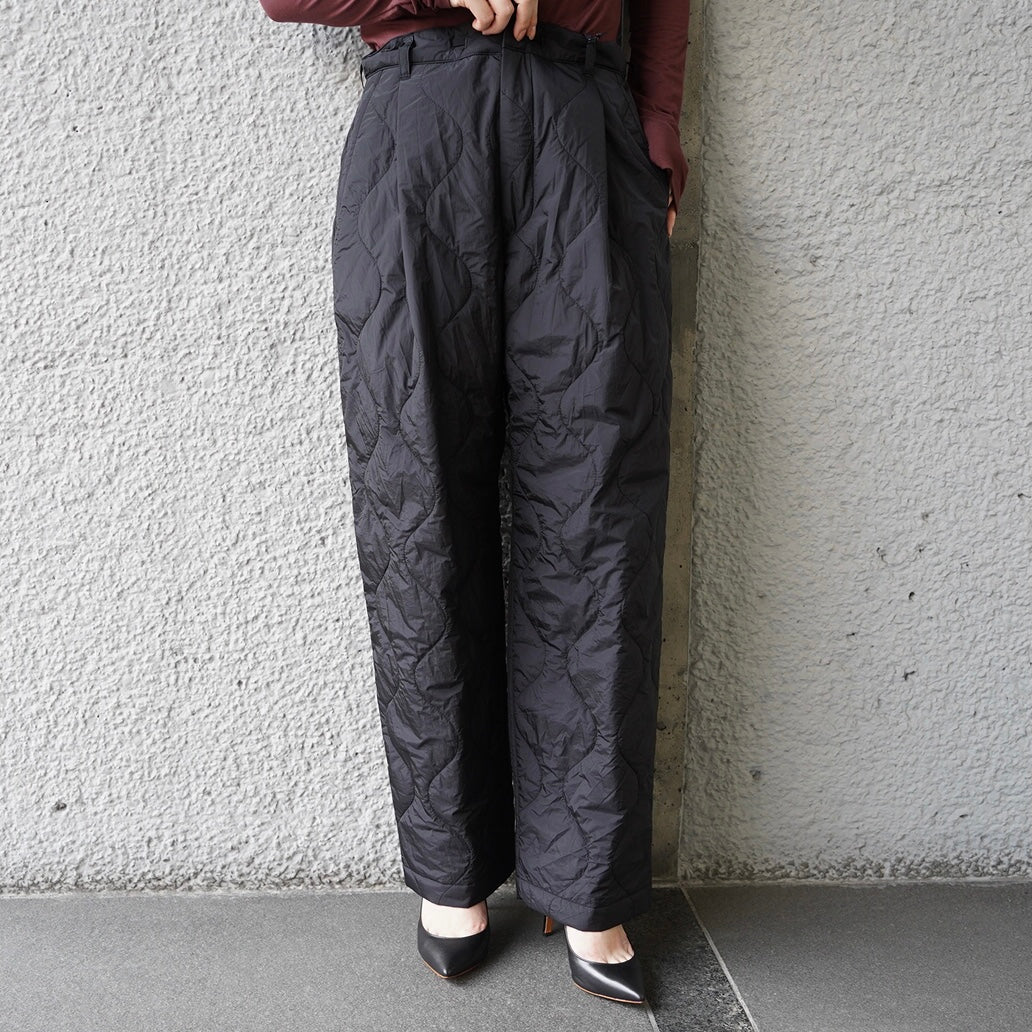 stein 21AW Quilted One Tuck Trousers - ワークパンツ/カーゴパンツ