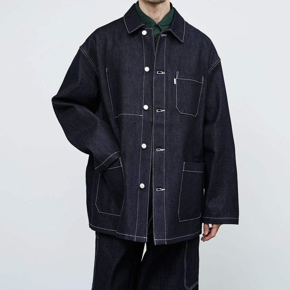 Graphpaper Selvage Denim Coverall-RIGID - 通販 - assaar.co.uk