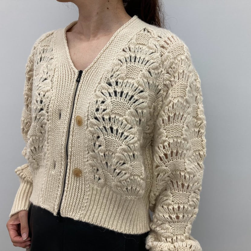 PHOTOCOPIEUフォトコピュー 2WAY CROCHET CARDIGAN - トップス