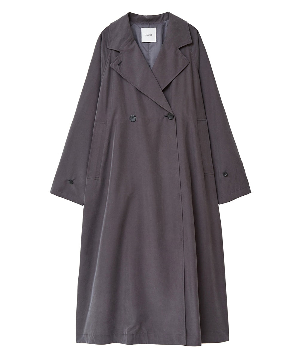 BACK GATHER DRESS TRENCH COAT – OBLIGE