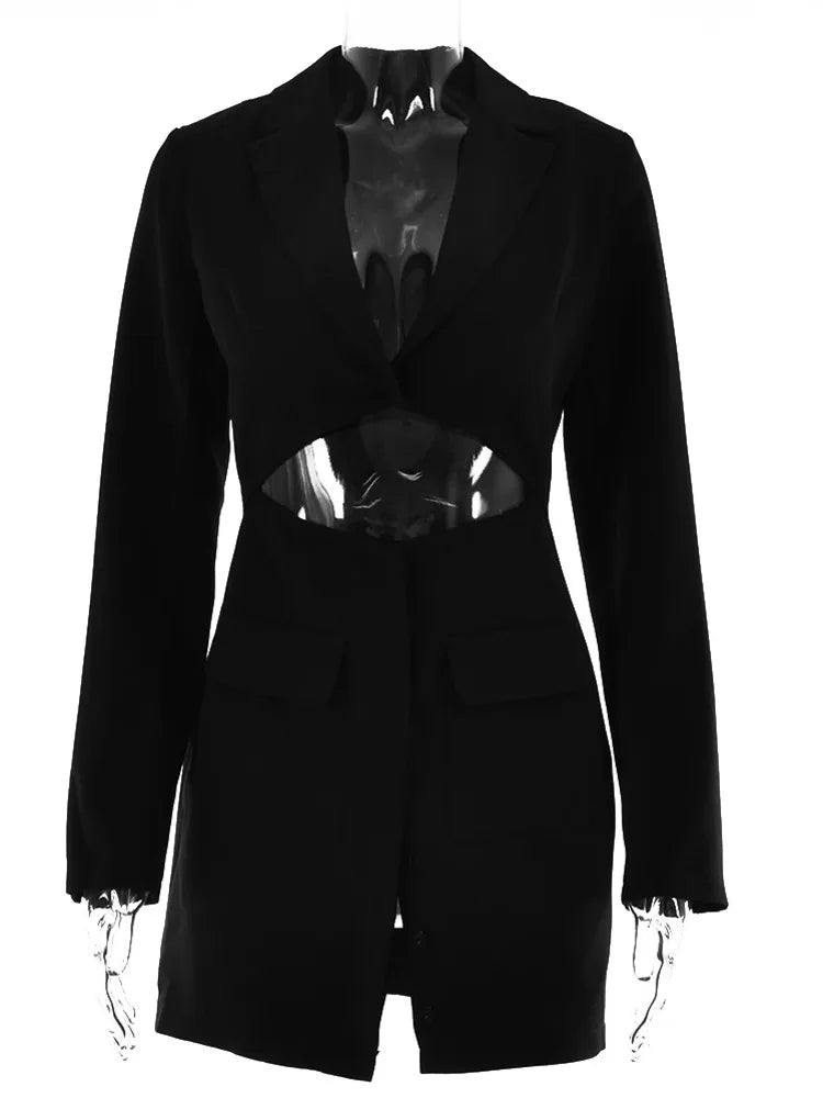 Trendy Hollow Out Two Piece Dress Cardigan Set - Street Style - Image 8