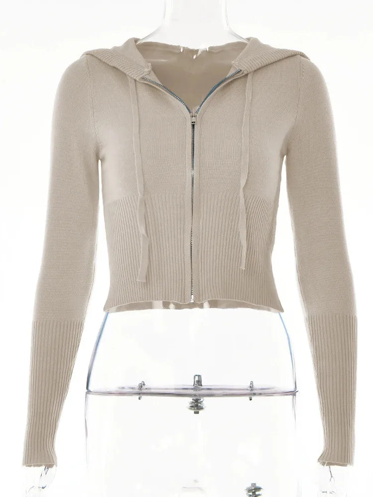 Trendy Women's Zipper Hoodie and Pant Set for Casual Chic - Image 4