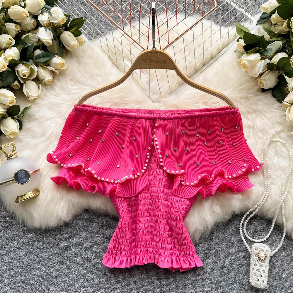 Sleeveless French Chic Pleated Blouse for Women - Dropshipping - Image 10
