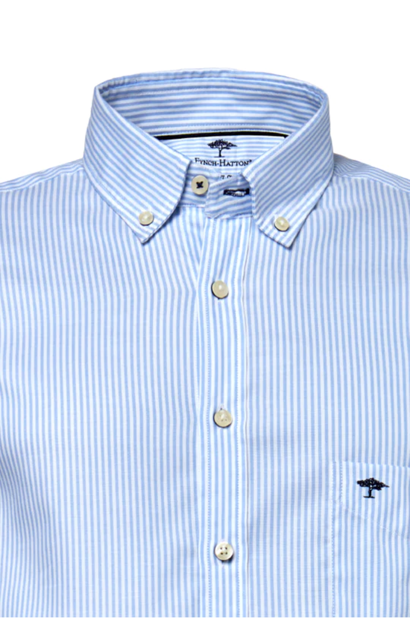 Fynch-Hatton Men's Light Blue Shirt - EsquireFormalWear