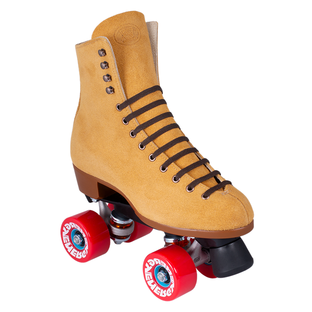 The Riedell Zone outdoor roller skates feature the classic black or tan ...