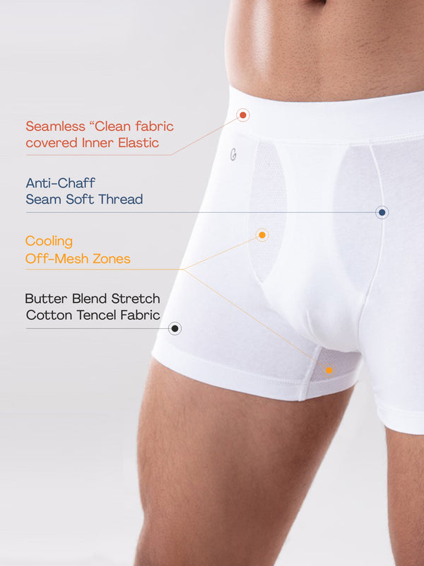 Buy Gloot - Men's Stretch Briefs, Anti-Odour Tech, Butter Blend Fabric &  Cool Mesh Zones, No Rash Elastic