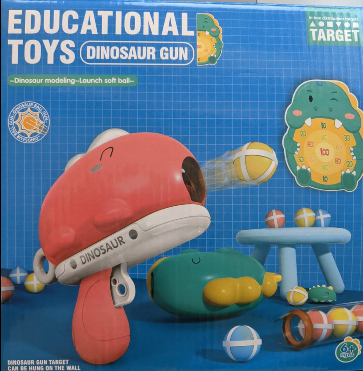 Dino Dart Game Box