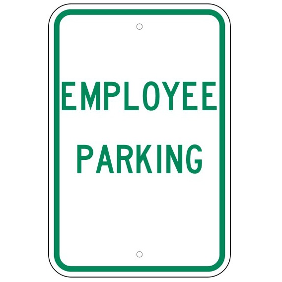 Employee Parking Sign Us Signs And Safety