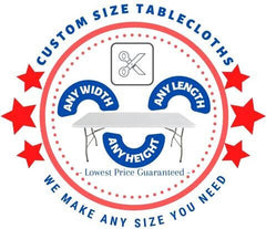 At WoW Imprints we make custom size tablecloths printed with your business logo for promotional or professional events.