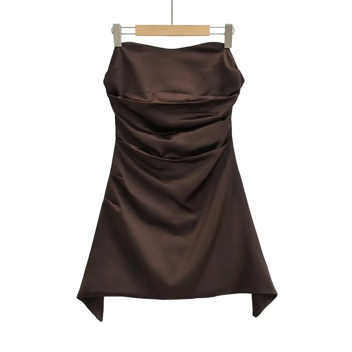 Lizakosht Women Off The Shoulder Jade Jasmine Strapless Corset  Satin Mini Dress?detail  Anti-slip? - Image 13
