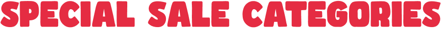 Special Sale Categories