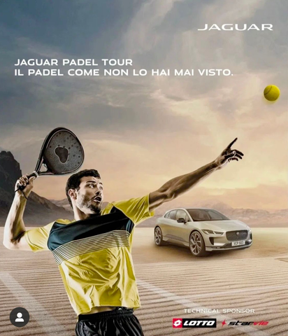 Lotto ad, Lotto is a Technical Sponsor for the Jaguar Padel Tour!