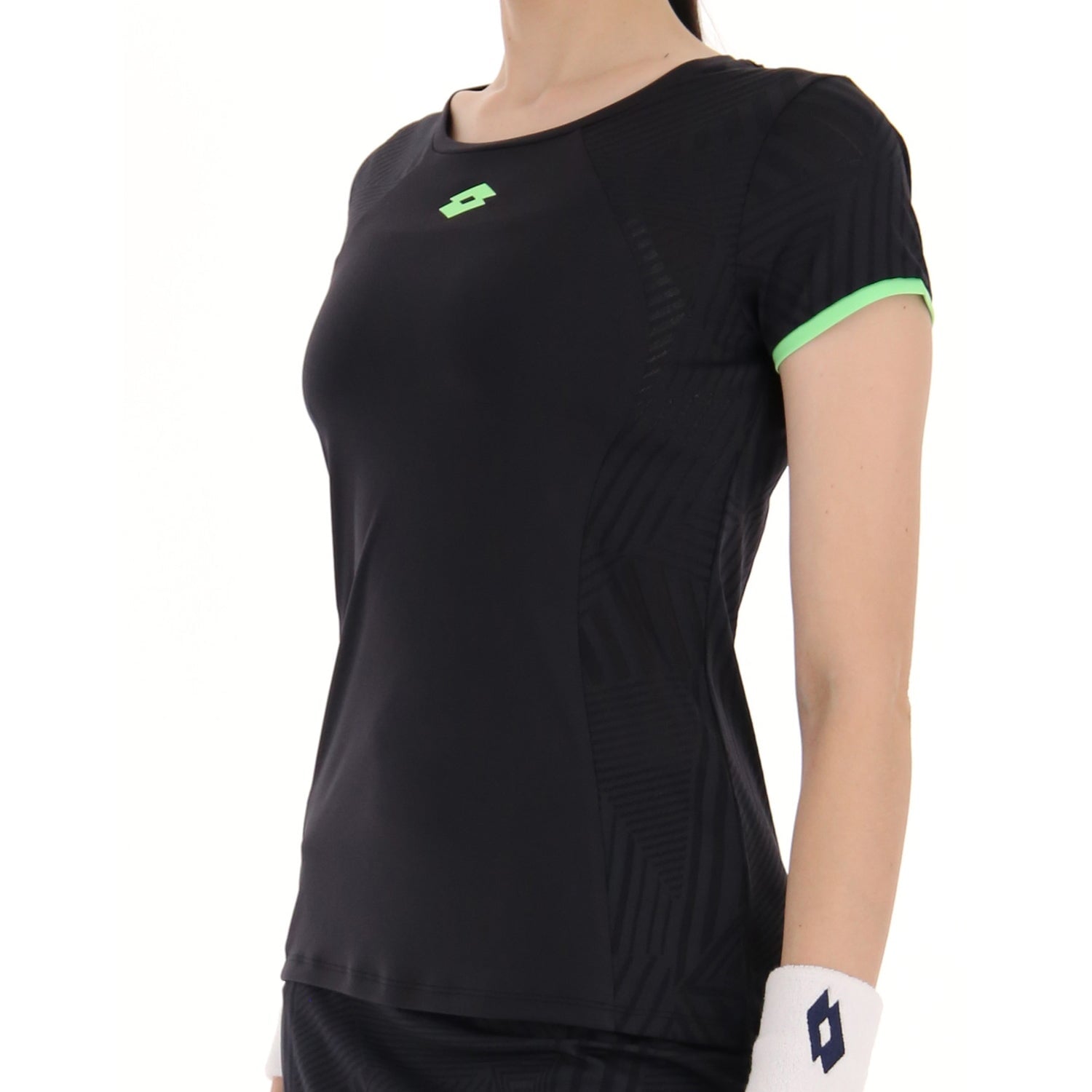 Women's Black Superrapida Tee