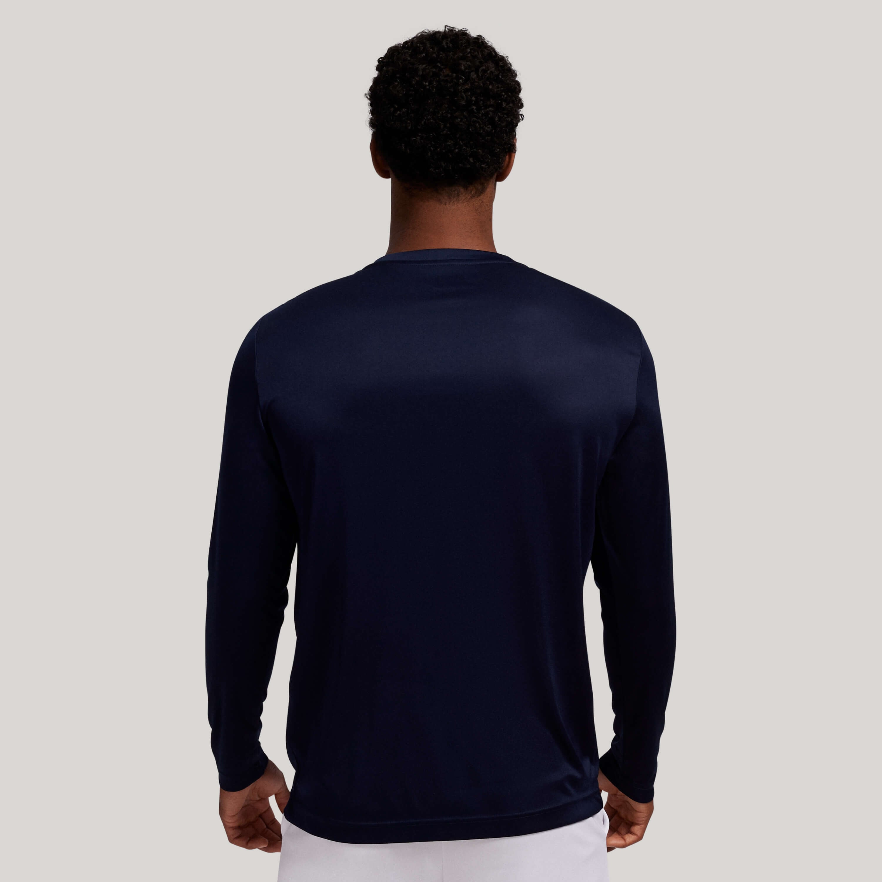 Men's Navy Multi-Sport Long Sleeve Tee