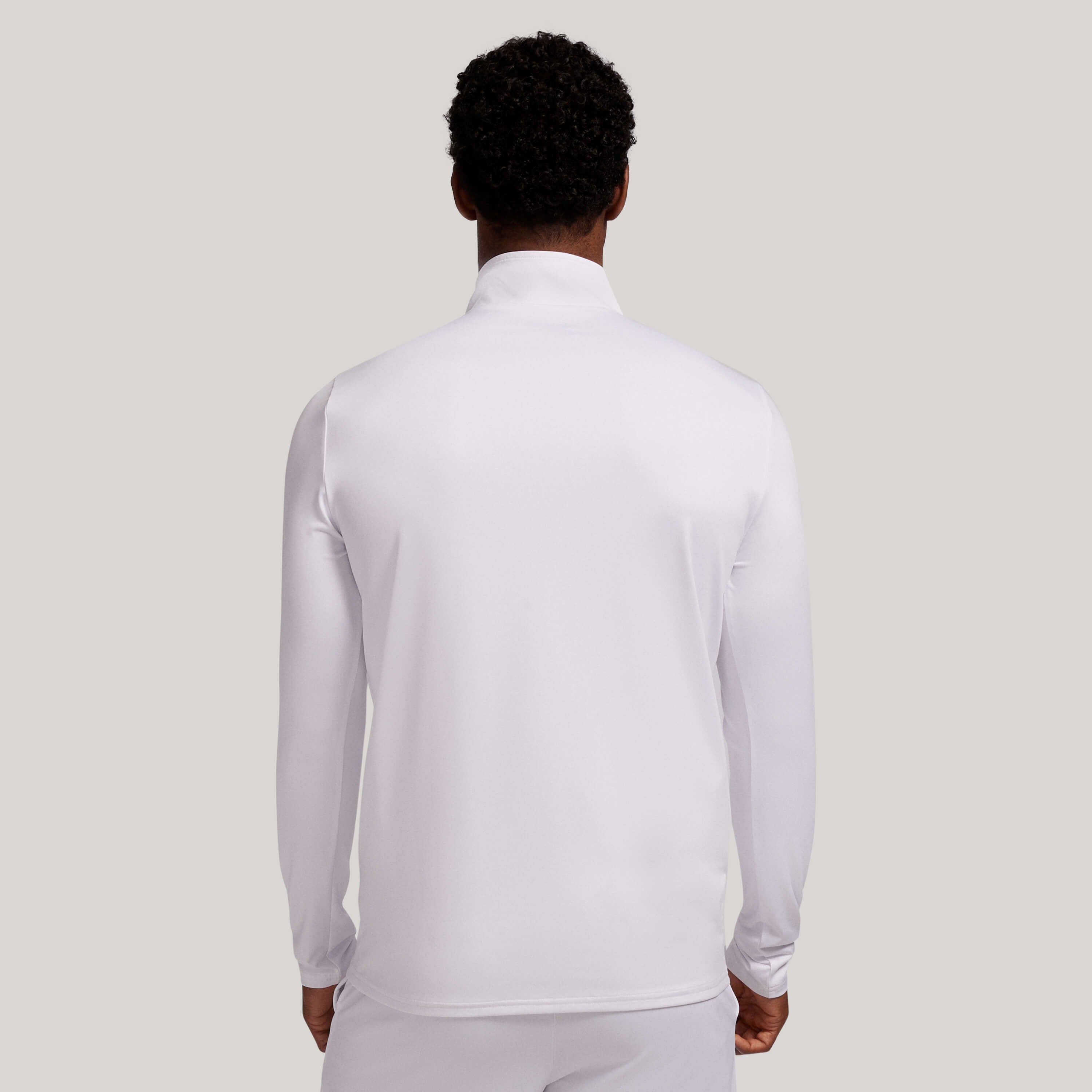 Men's White Multi-Sport Half Zip Jacket