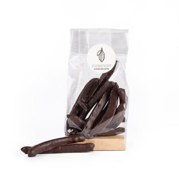 TRADITION ~ Tablette chocolat NOIR 71% amandes- cranberries-noisette - 180g  - Chocolat Dardenne