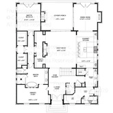 Penrose House Plan First Floor Plan