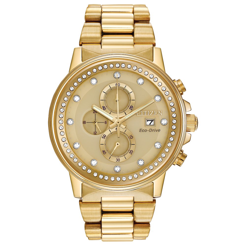 Citizen Eco-Drive - Corso - Gold-Tone with Diamonds BM7103-51L