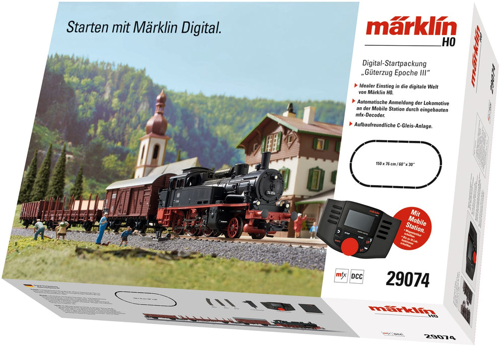 Ga terug Ampère kalligrafie Märklin digitale start set Goederentrein tijdperk III Marklin 29074 —  Kleine Treinen
