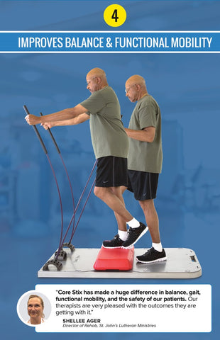 person doing exercise with guide 