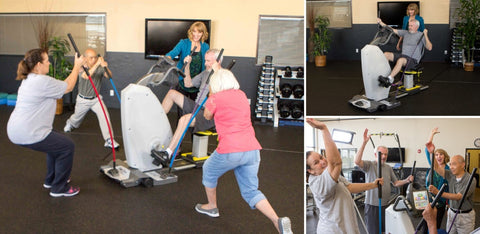 active aging users participating in activities with Core Stix