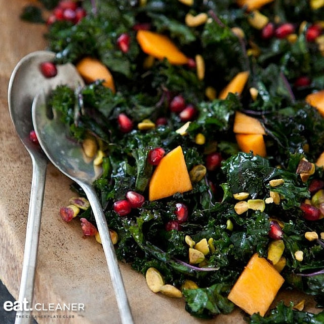 Kale & Persimmon Salad IG